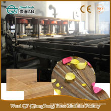 hydraulic floor panel short cycle hot press line